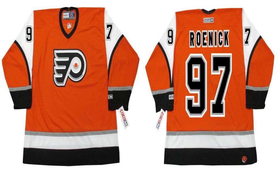 2019 Men Philadelphia Flyers #97 Roenick Orange CCM NHL jerseys